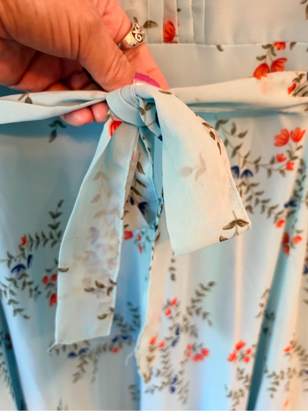 Romantic Cottagecore Floral Maxi Dress - Picture 6 of 9